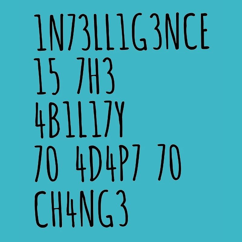 Intelligence funny saying