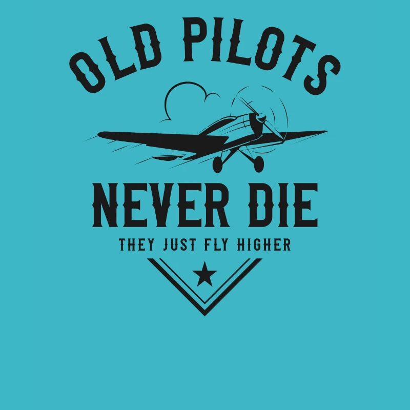 Airplane Pilot Retirement Vintage
