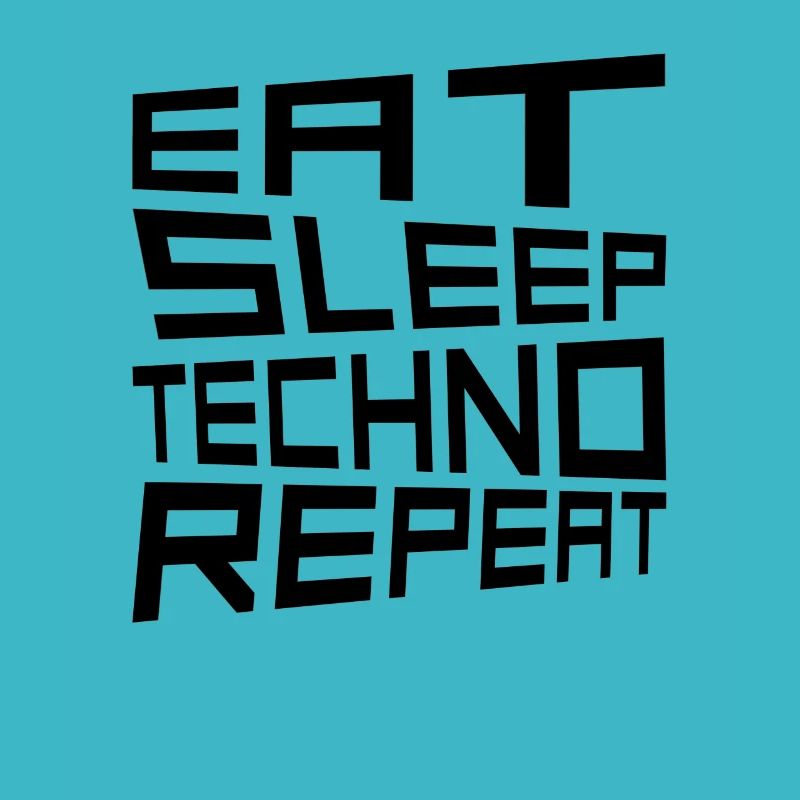 manger du sommeil techno répéter