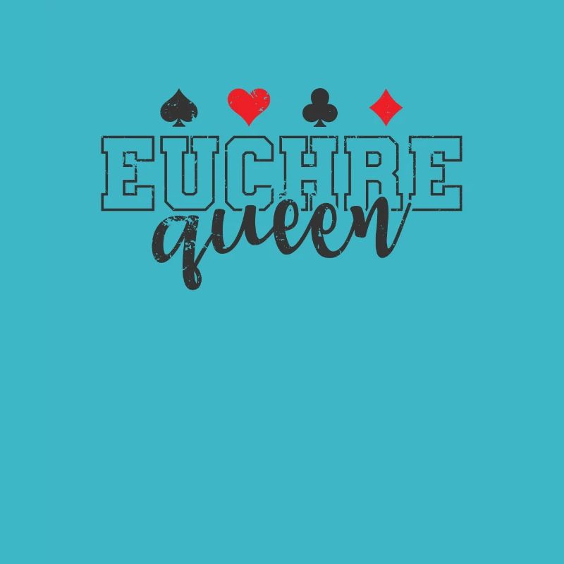 Euchre Queen Card Playing Cards