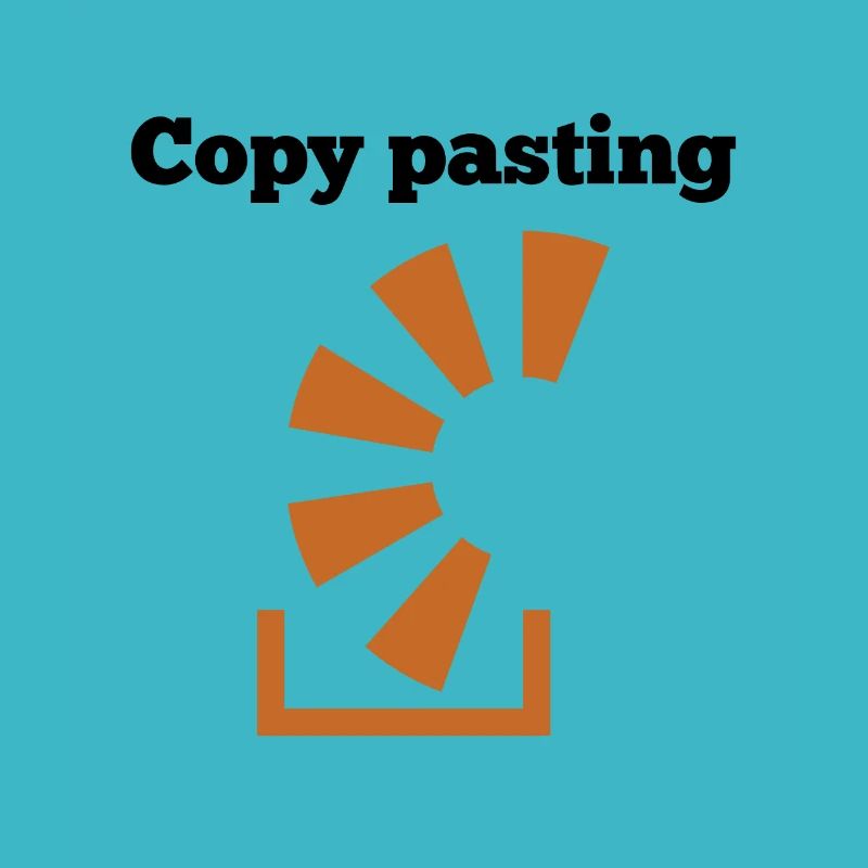 Copy Pasting Programming Coder Software Developer