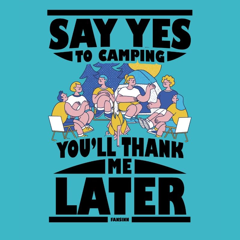 Camping Campingplatz Urlaub Zelt Geschenk