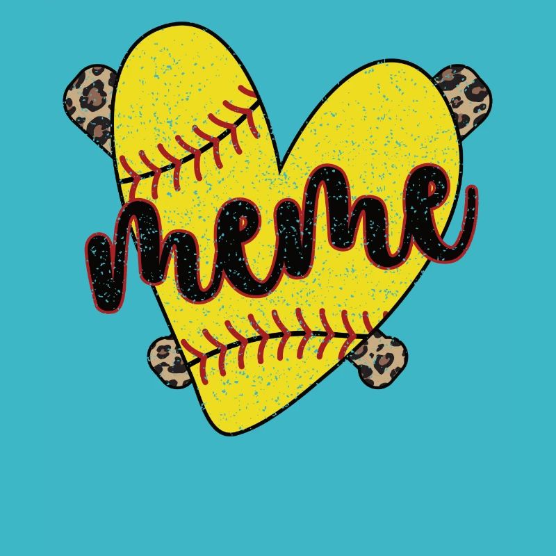 Meme Oma Eines Softballspieler Softball Meme