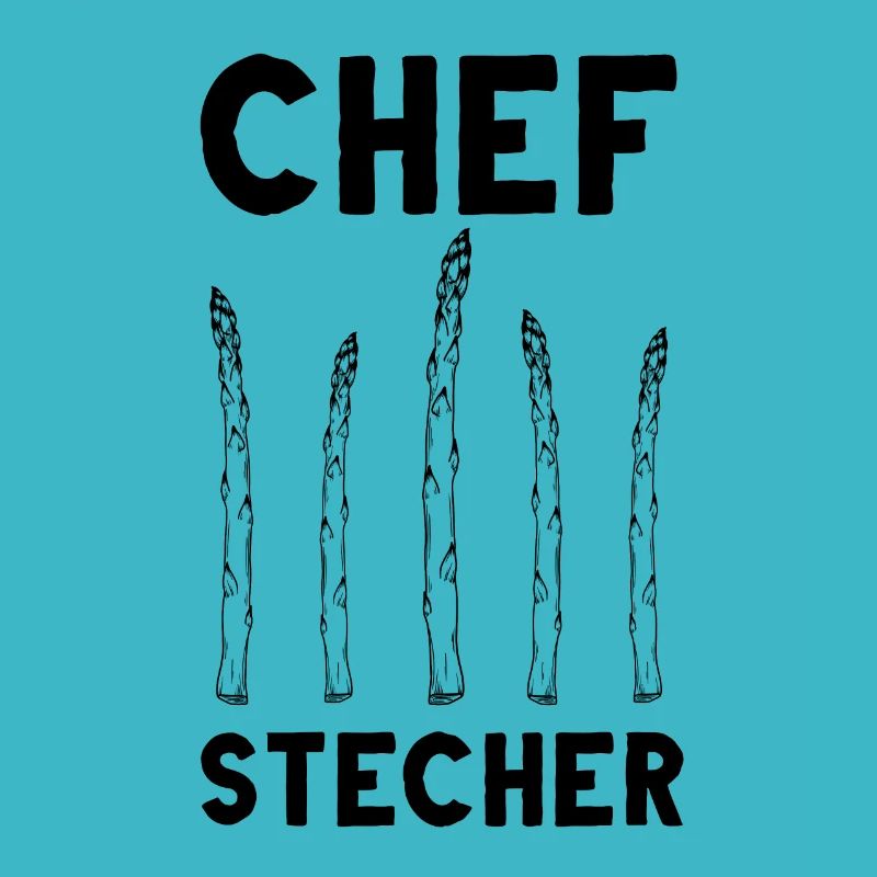 Chefstecher Spargelstecher Spargelernte Bauer