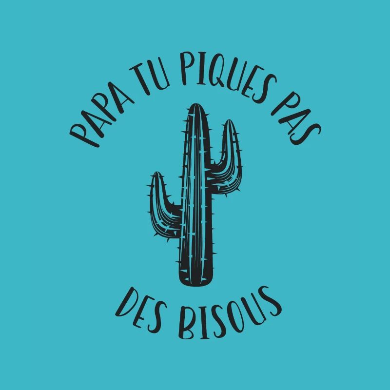 Papa tu piques, pas de bisous !