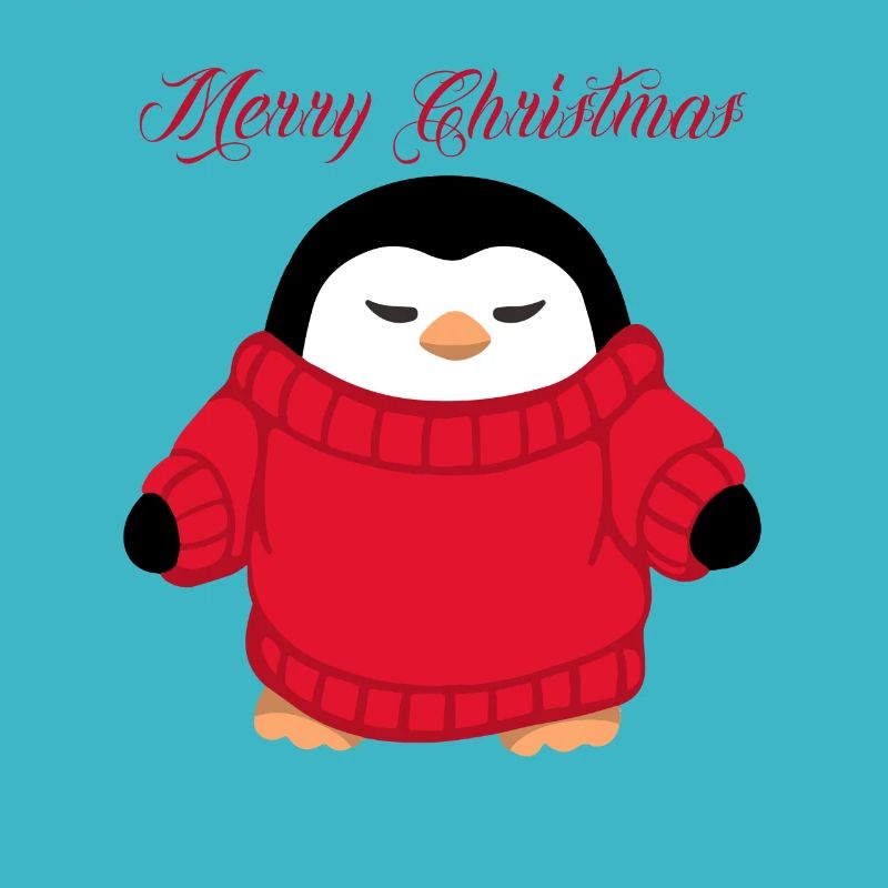 Pingouin de Noël