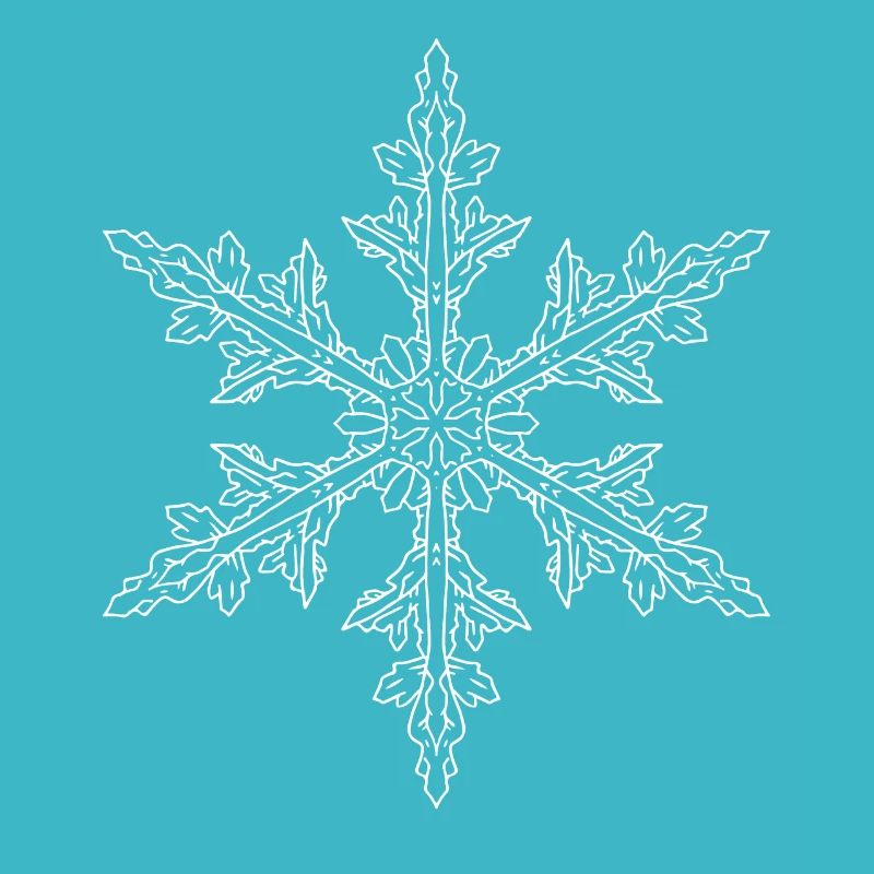 Mandala flocon de neige