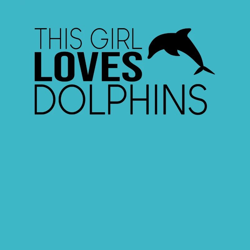 Cette fille aime les dauphins