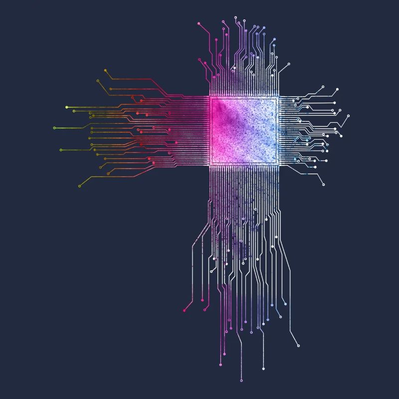 Programmierer CPU Motiv