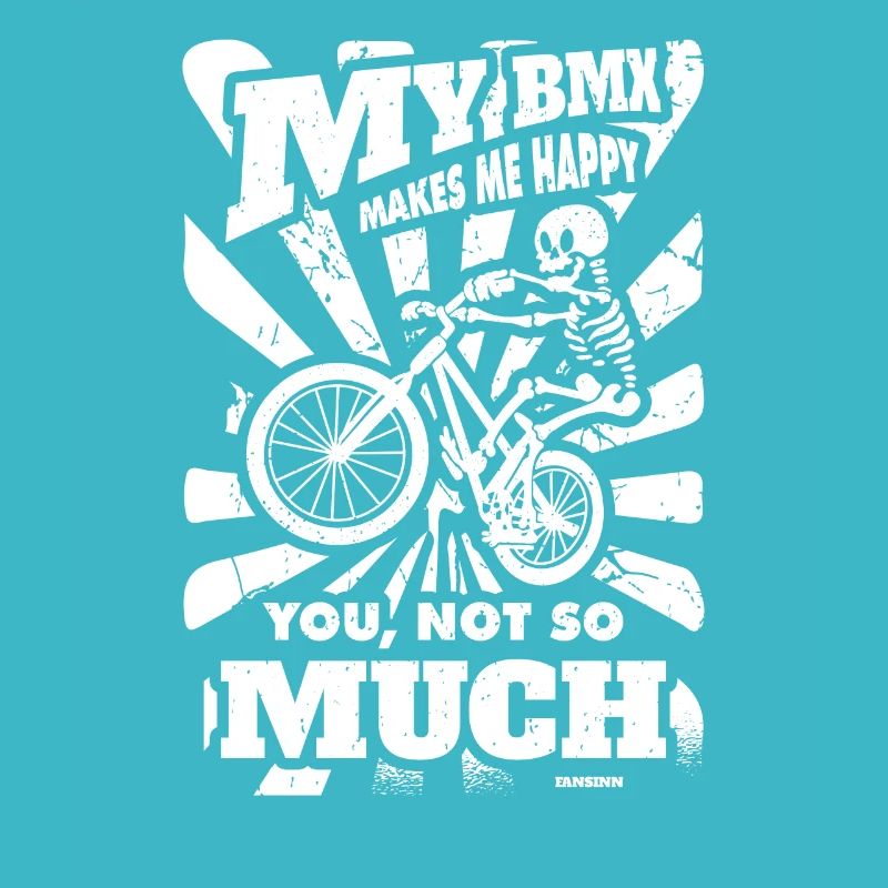 BMX Biker cooler Spruch