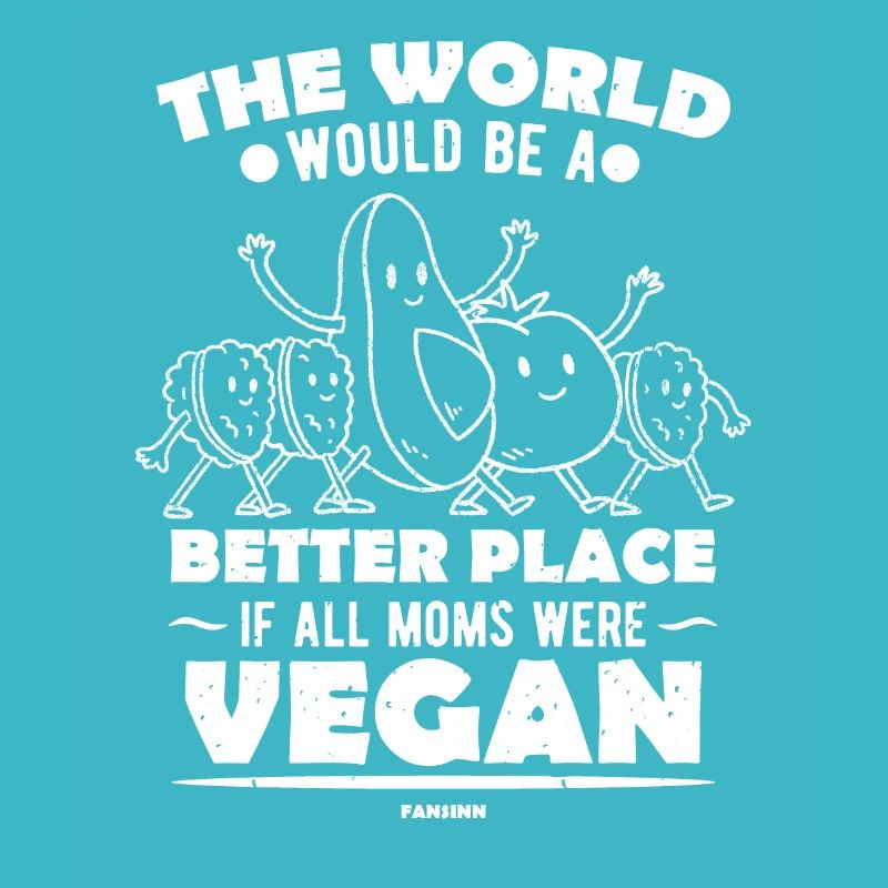 vegane Mutter tolle Welt Veganismus Gemüse