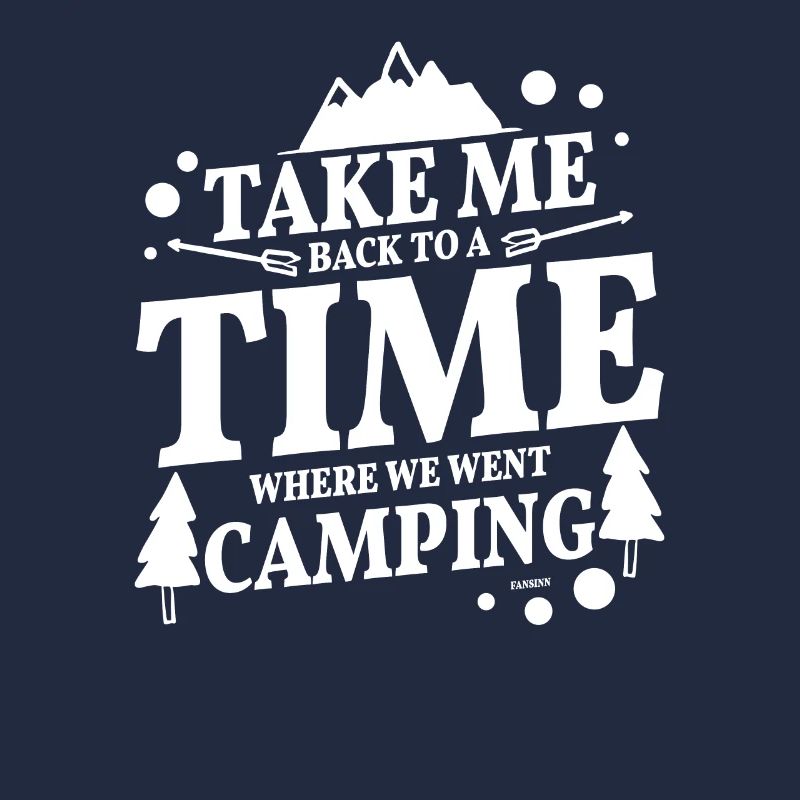 Slogan de camping cool