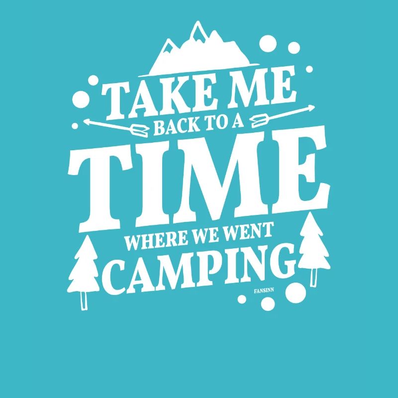 Slogan de camping cool