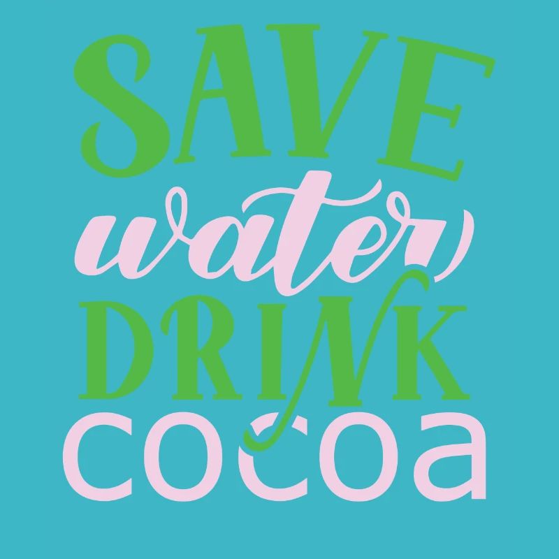 Ich bin heißer Schokoladentrinker Choco Drink