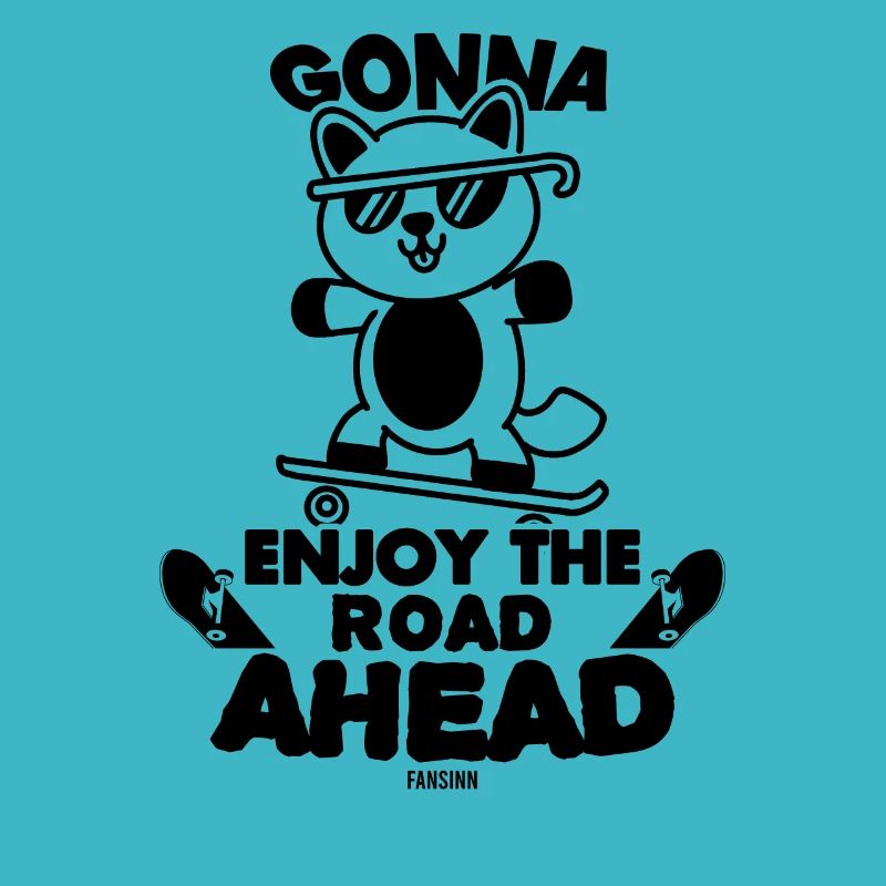 Cat Dog Skateboard Comic