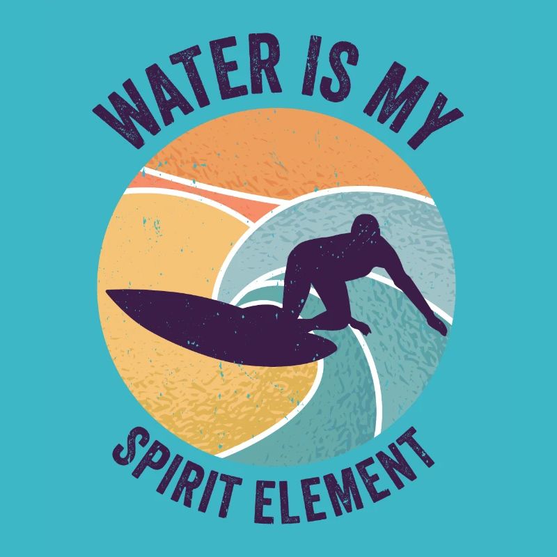 Wasserwelle Geist Element Ozean Surfer