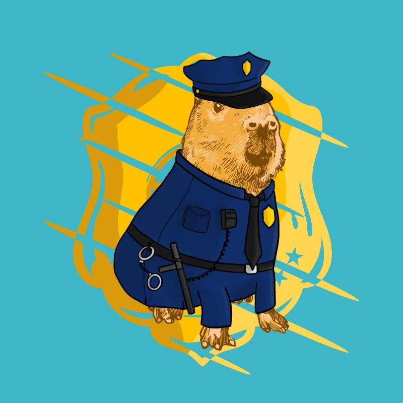 Policier de Capybara