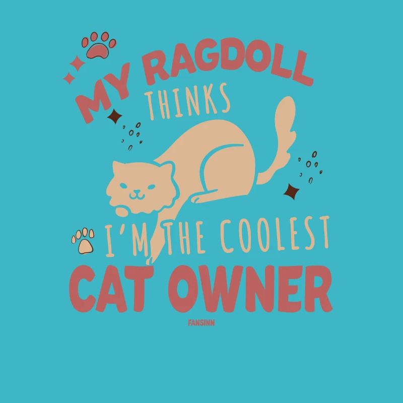 Cool propriétaire de chat ragdoll disant