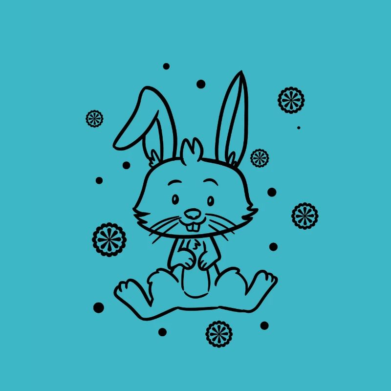 mignon bébé lapin câlin