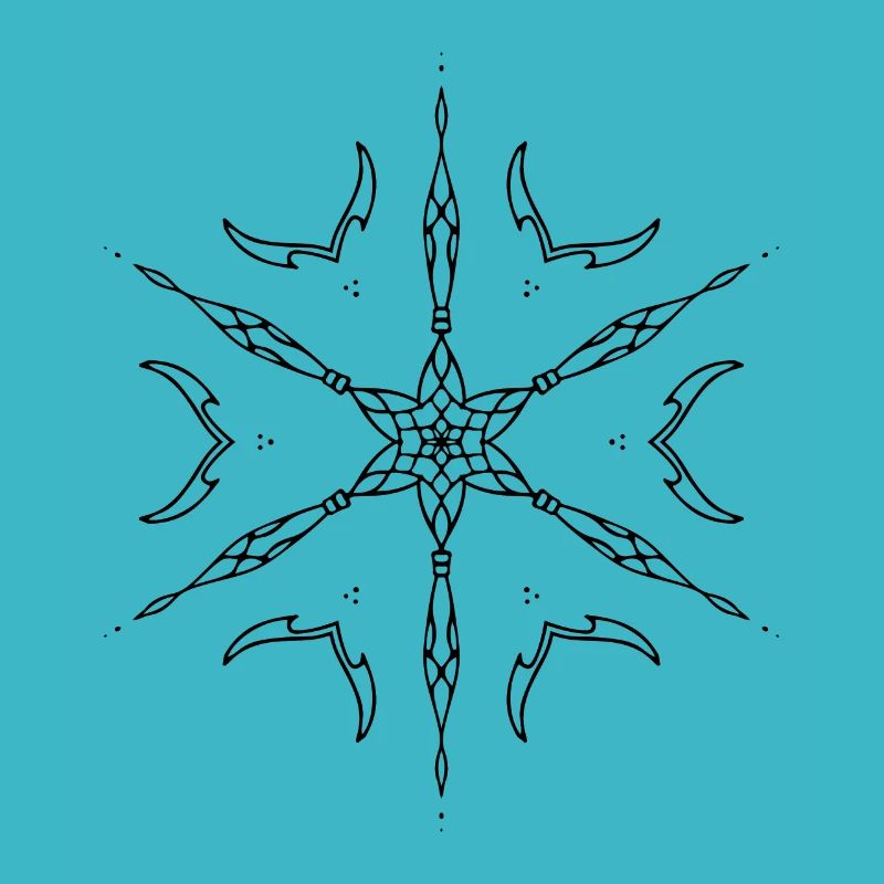 Minimalistisches Mandala
