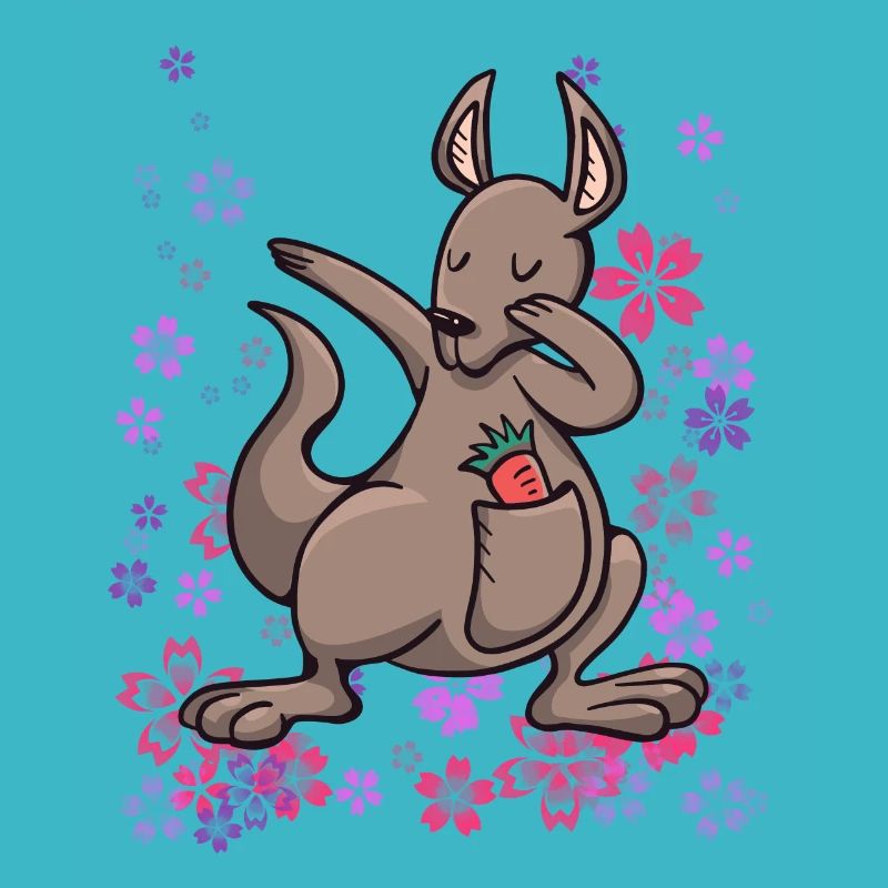 Känguru Australien Beuteltier Mädchen