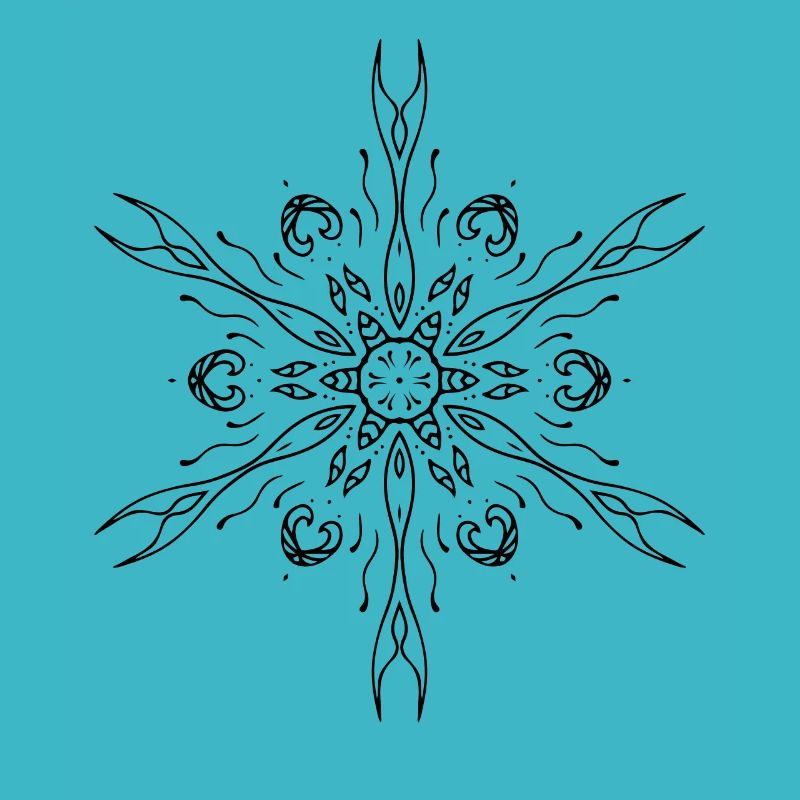 Minimalistisches Mandala