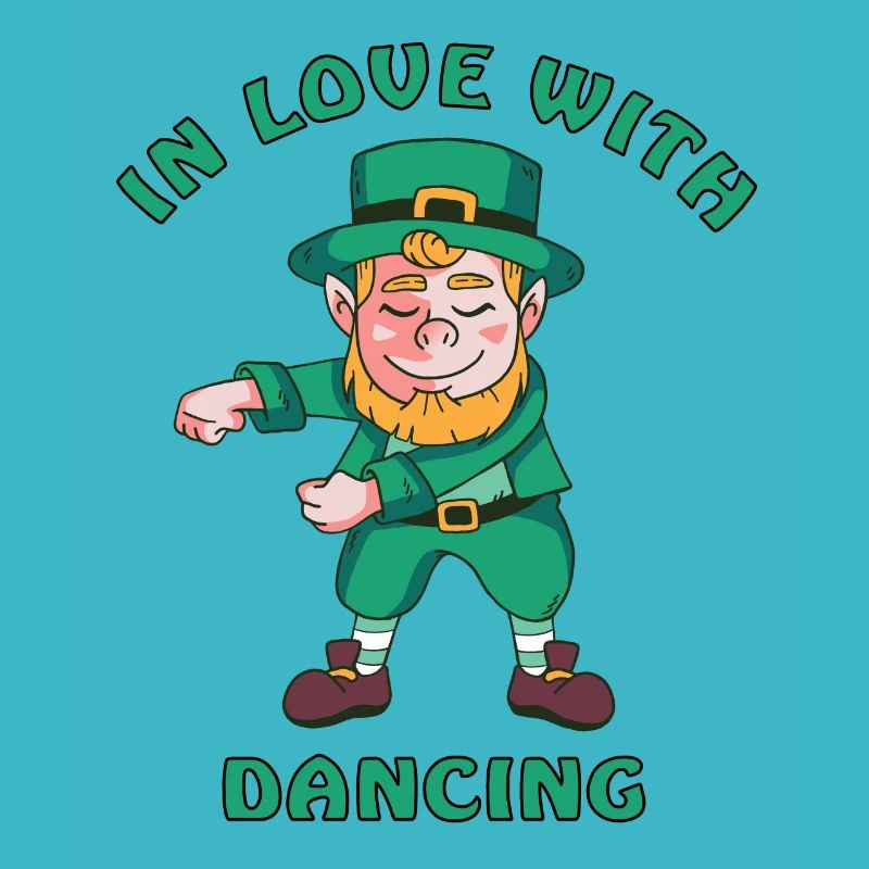 Leprechaun dancing on St Patrick's Day in Ireland