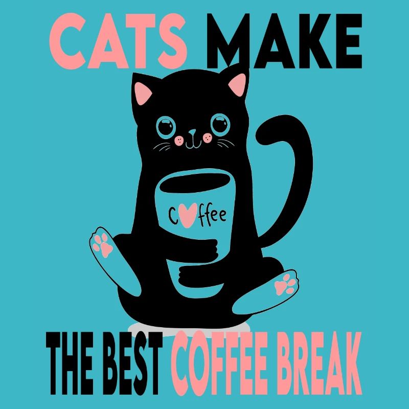 cats make the best coffee break