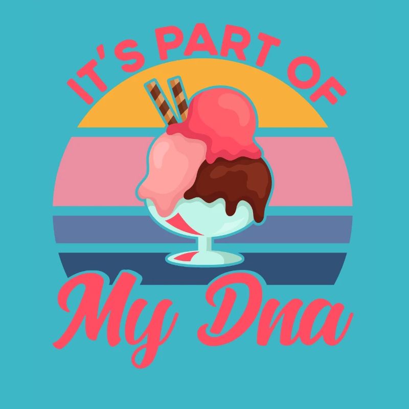 Es ist Teil meiner DNA Eiscreme Geschenk