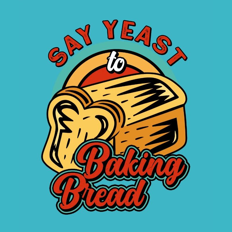 Baker Yeast Shirt Loaf Bread Bakery Pastry