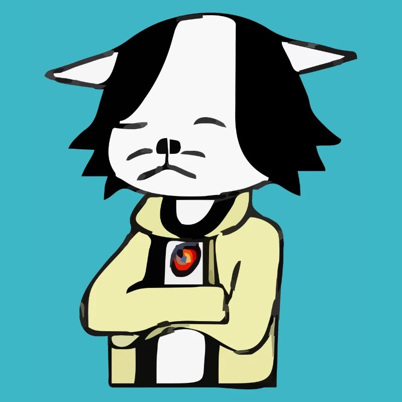 Bloo le chat grognon