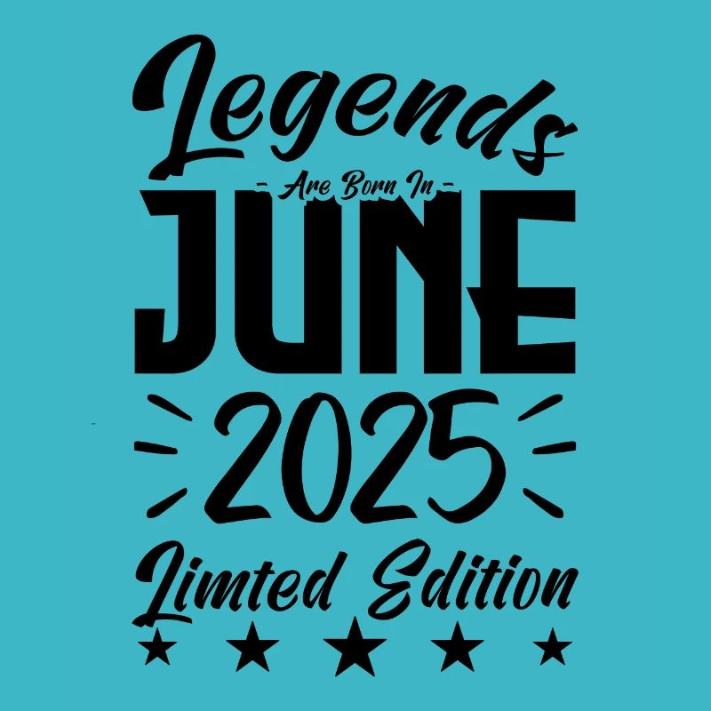 Geboren Juni 2025 Geburtstagsgeschenk 2025.