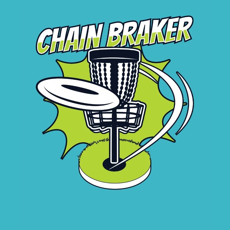 Chain Braker Korb Scheibe Disc Golfer Frisbee