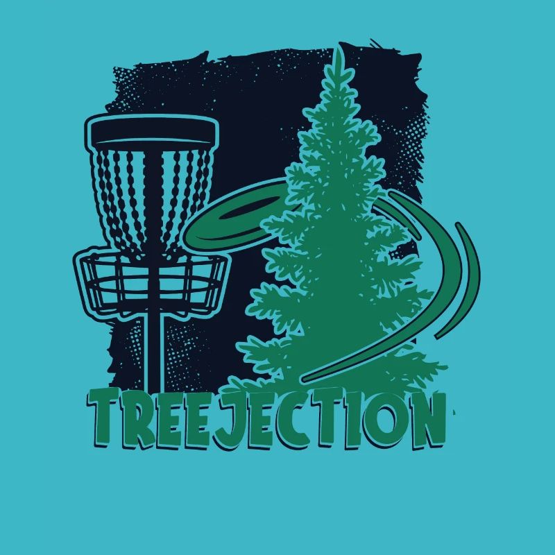 Treejection Basket Disc Golfer Frisbee Golf