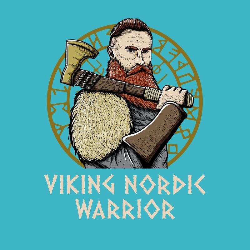 Mythology Nordic Warrior Norwegian Funny Norway