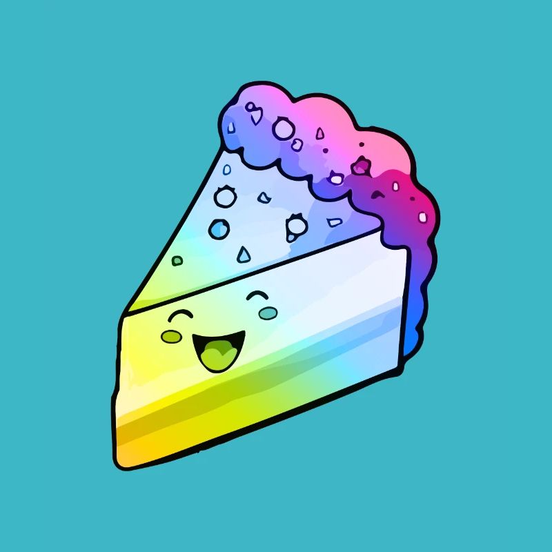 Cheesecake Cake Colorful