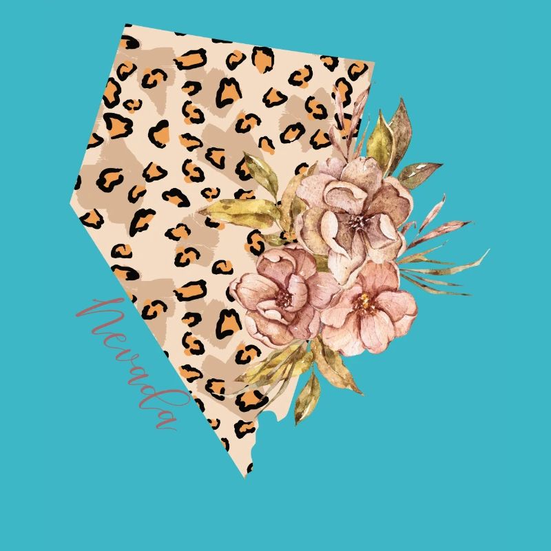 Nevada Leopard-muster Karte Leo
