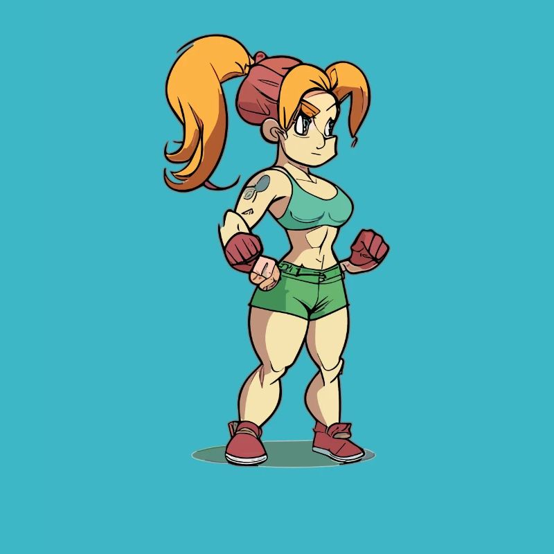 Fille de gym