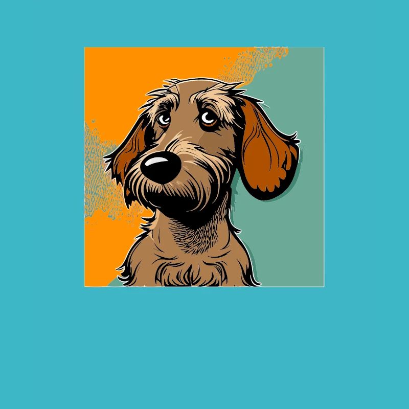 Dog in comic style