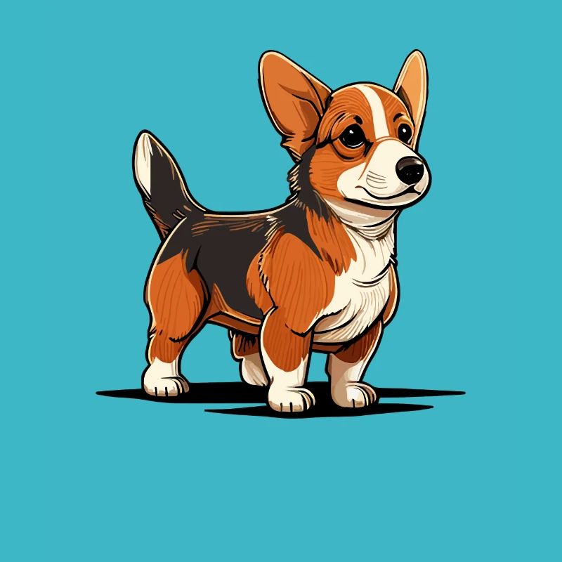 Hund im comic style