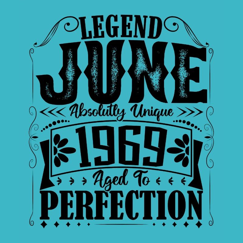 Juni 1969. Geburtstag Juni 1969 Geschenk Juni 1969