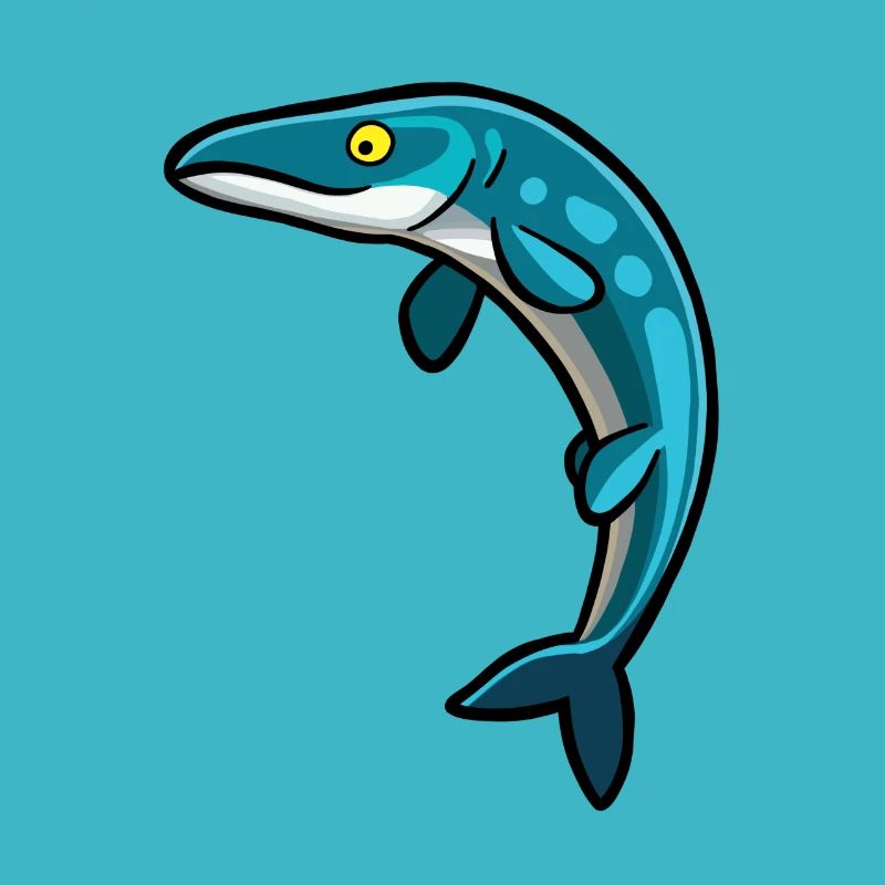 Süßer Tylosaurus, Dino, Dinosaurier