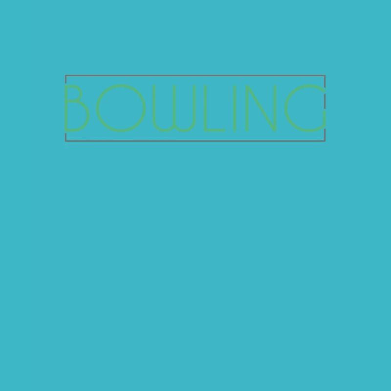 Bowling Schriftzug