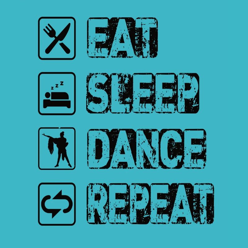 Manger Sommeil Danse Répéter
