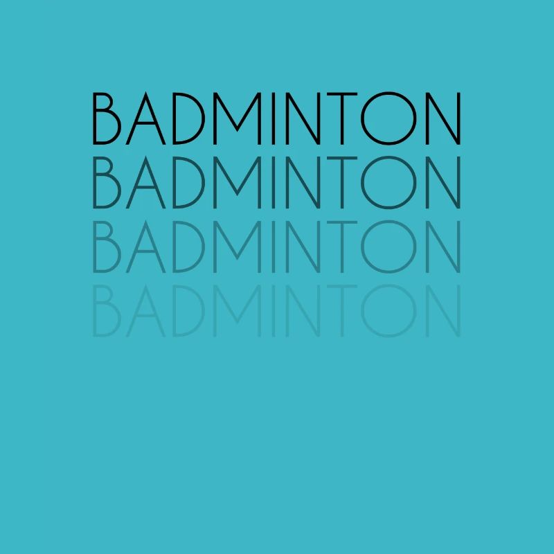 Lettrage de badminton