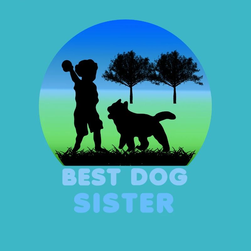 Hund, Mädchen, Spielen, Beste Hunde Schwester