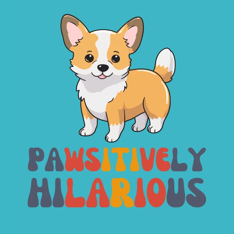 Pawsitively Hilarious Corgi
