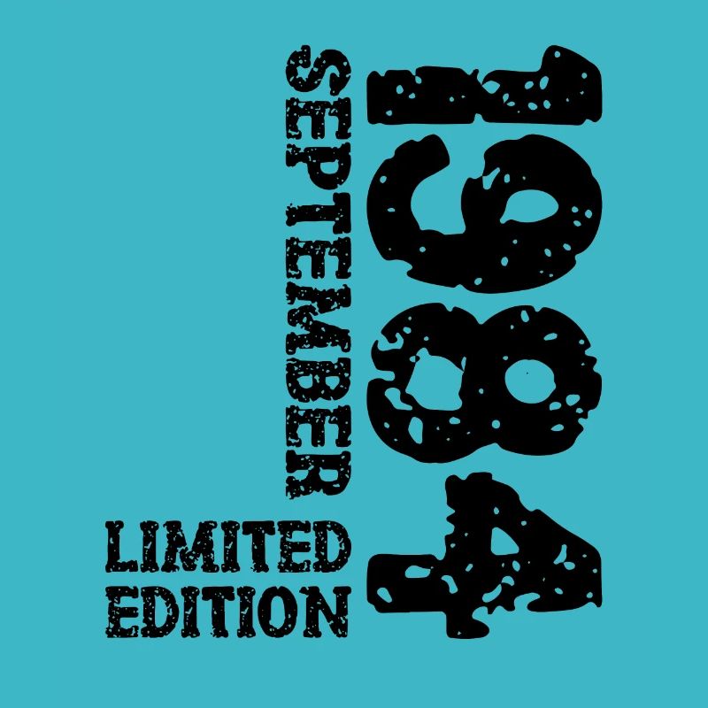 1984 Septembre Edition Limitée 39th Birthday Deco