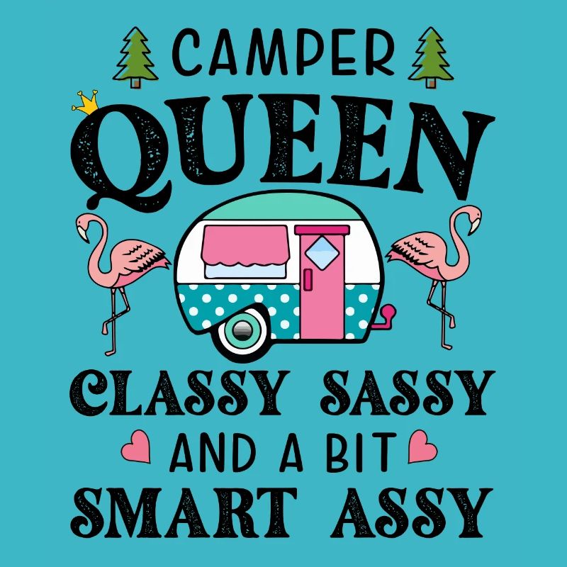 Camper Queen - Funny Camping Queen