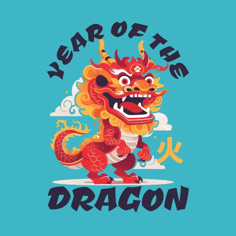 Chinesisches Neujahr Drache Vietnam I Geschenk